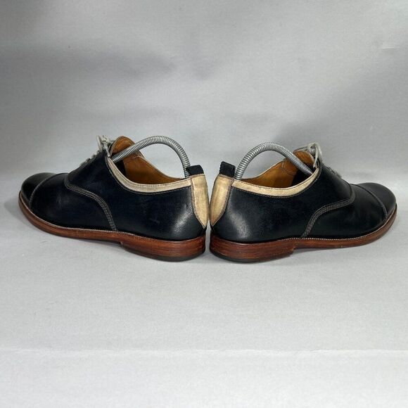 Johnston & Murphy Clayton Shoes Mens Size 10.5 Black Leather Cap Toe Dress Shoes main image 8